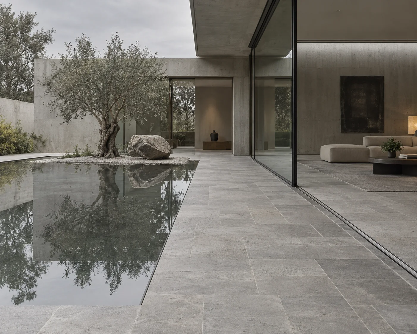 Heting architectural stone
